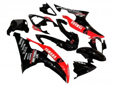 Cheap 2008-2016 Yamaha YZF 600 R6 Motorcycle Fairings - Red Glossy Black DENSO Yamalube 21