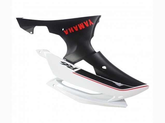 2008-2016 Yamaha YZF 600 R6 Motorcycle Fairings - White Matte Black Red Decals