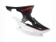 2008-2016 Yamaha YZF 600 R6 Motorcycle Fairings - White Matte Black Red Decals