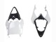 2008-2016 Yamaha YZF 600 R6 Motorcycle Fairings - White Matte Black Red Decals