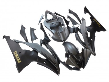 Cheap 2008-2016 Yamaha YZF 600 R6 Motorcycle Fairings - Grey Matte Black Gold Decals