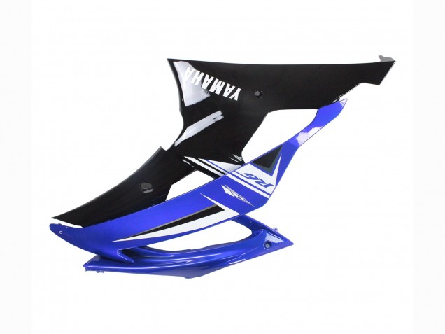 2008-2016 Yamaha YZF 600 R6 Motorcycle Fairings - White Blue Glossy Black