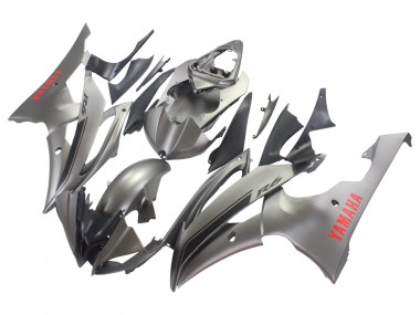 Cheap 2008-2016 Yamaha YZF 600 R6 Motorcycle Fairings - Matte Grey Red Decals