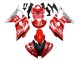 2008-2016 Yamaha YZF 600 R6 Motorcycle Fairings - White Red Black Fiat Acer