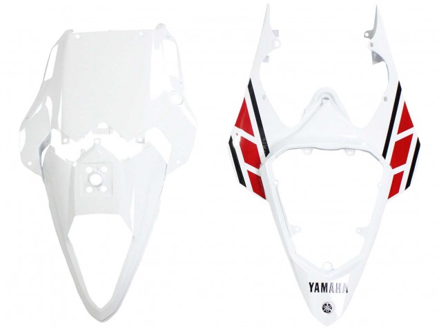 2008-2016 Yamaha YZF 600 R6 Motorcycle Fairings - White Red Black Motul Michelin