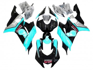 Cheap 2008-2016 Yamaha YZF 600 R6 Motorcycle Fairings - Light Blue Glossy Black Petronas