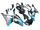 2008-2016 Yamaha YZF 600 R6 Motorcycle Fairings - Light Blue Matte Black Petronas ENEOS
