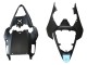2008-2016 Yamaha YZF 600 R6 Motorcycle Fairings - Light Blue Matte Black Petronas ENEOS
