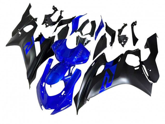 2017-2023 Yamaha YZF 600 R6 Motorcycle Fairings - Blue Matte Black