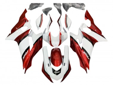 Cheap 2017-2023 Yamaha YZF 600 R6 Motorcycle Fairing Kits - White Red Black