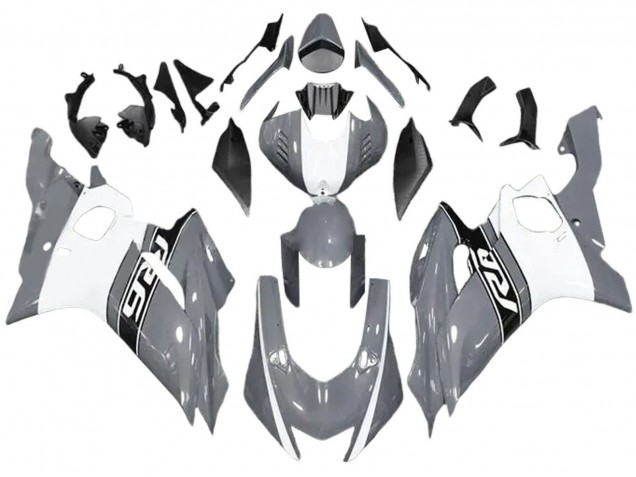 2017-2023 Yamaha YZF 600 R6 Motorcycle Fairings - Nardo Grey White