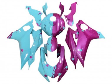 Cheap 2017-2023 Yamaha YZF 600 R6 Motorcycle Fairings - Blue Pink