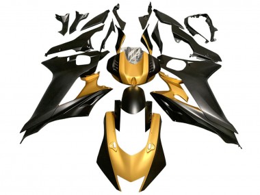 Cheap 2017-2023 Yamaha YZF 600 R6 Motorcycle Fairings - Gold Matte Black