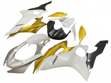 Cheap 2017-2023 Yamaha YZF 600 R6 Motorcycle Fairings - White Gold