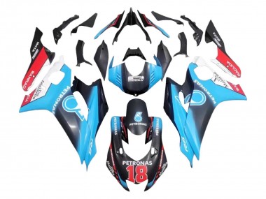 Cheap 2017-2023 Yamaha YZF 600 R6 Motorcycle Fairings - White Blue Red Black Petronas 18