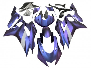 Cheap 2017-2023 Yamaha YZF 600 R6 Motorcycle Fairings - Purple Silver