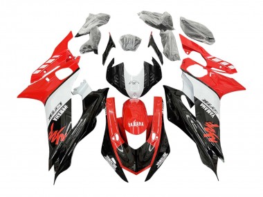 Cheap 2017-2023 Yamaha YZF 600 R6 Motorcycle Fairings - White Red Black GYTR Yamalube