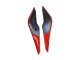 2011-2015 Honda CBR250RR Motorcycle Fairings - Matte Black Red Stripe