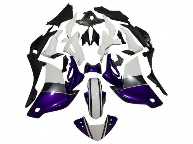 2011-2015 Honda CBR250RR Motorcycle Fairings - White Dark Purple Black