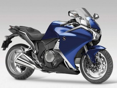Cheap 2010-2014 Honda VFR 1200 Motorcycle Fairings - Blue Black