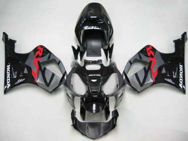 Cheap 2000-2006 Honda VTR1000 Motorcycle Fairings - Glossy Black Grey