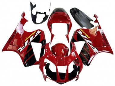 Cheap 2000-2006 Honda VTR1000 Motorcycle Fairings - Red Black Stripe Racing