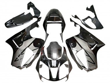Cheap 2000-2006 Honda VTR1000 Motorcycle Fairings - Silver Glossy Black