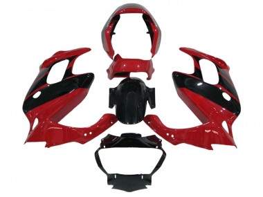 Cheap 1997-2005 Honda VTR1000F Motorcycle Fairings - Red Glossy Black