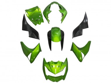 Cheap 2003-2006 Kawasaki Z1000 Motorcycle Fairing - Green Glossy Black
