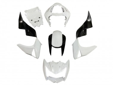 Cheap 2003-2006 Kawasaki Z1000 Motorcycle Fairings - White Glossy Black