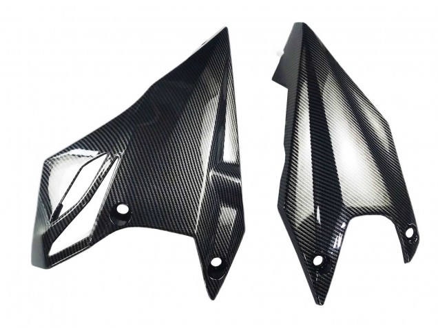 2010-2013 Kawasaki Z1000 Motorcycle Fairings - Black Carbon Fiber