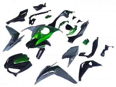 Cheap 2014-2019 Kawasaki Z1000 Motorcycle Fairings - Black Green Grey