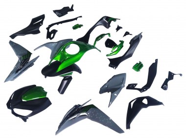 Cheap 2014-2019 Kawasaki Z1000 Motorcycle Fairings - Black Green Grey