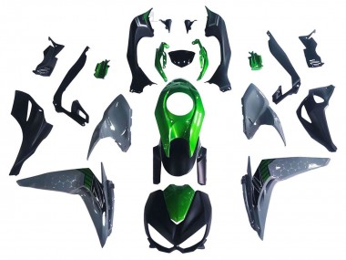 Cheap 2014-2019 Kawasaki Z1000 Motorcycle Fairings - Black Green Grey