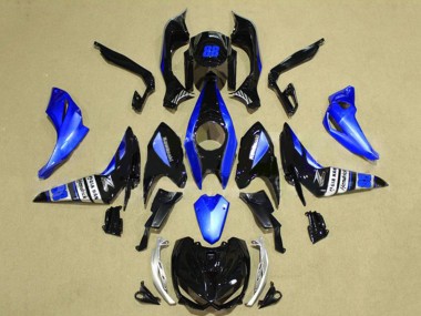 Cheap 2014-2019 Kawasaki Z1000 Motorcycle Fairing - Blue Glossy Black