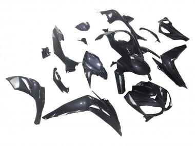 Cheap 2014-2019 Kawasaki Z1000 Motorcycle Fairings - Black Carbon Fiber