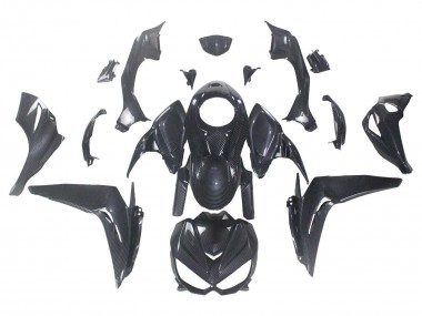 Cheap 2014-2019 Kawasaki Z1000 Motorcycle Fairings - Black Carbon Fiber