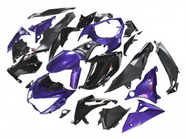 Cheap 2014-2019 Kawasaki Z1000 Motorcycle Fairings - Purple Glossy Black Matte Black