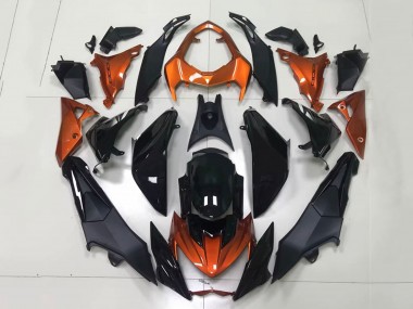Cheap 2014-2019 Kawasaki Z1000 Motorcycle Fairings - Orange Glossy Black Matte Black