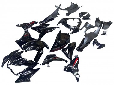 Cheap 2013-2018 Kawasaki Z800 Motorcycle Fairings - Glossy Black Red
