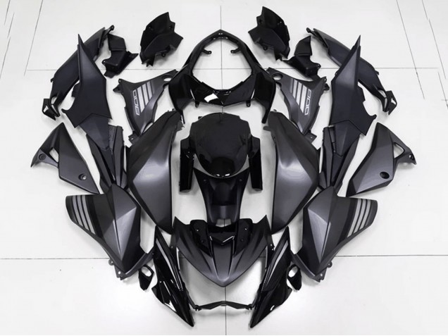 2013-2018 Kawasaki Z800 Motorcycle Fairings - Matte Black
