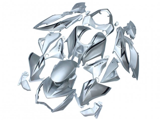 2013-2018 Kawasaki Z800 Motorcycle Fairings - Matte Silver