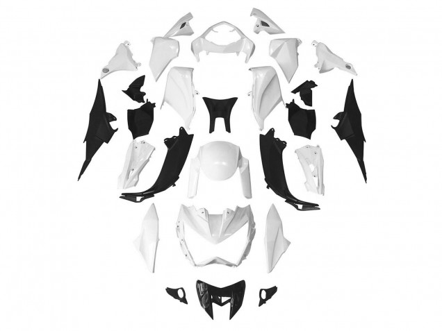 2013-2018 Kawasaki Z800 Motorcycle Fairings - White