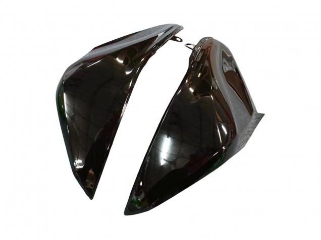 2013-2018 Kawasaki Z800 Motorcycle Fairings - Green Glossy Black