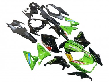 Cheap 2013-2018 Kawasaki Z800 Motorcycle Fairings - Green Glossy Black Red Yellow