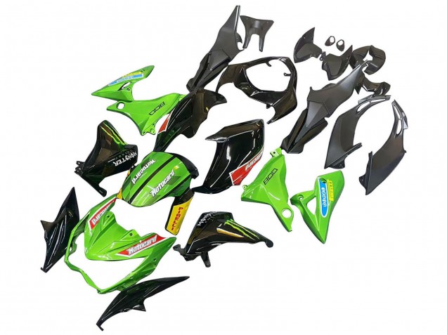 2013-2018 Kawasaki Z800 Motorcycle Fairings - Green Glossy Black Red Yellow