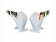 2013-2018 Kawasaki Z800 Motorcycle Fairings - White Green Silver Black
