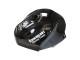 2000-2001 Kawasaki ZX12R Motorcycle Fairings - Glossy Black White Elf Snow