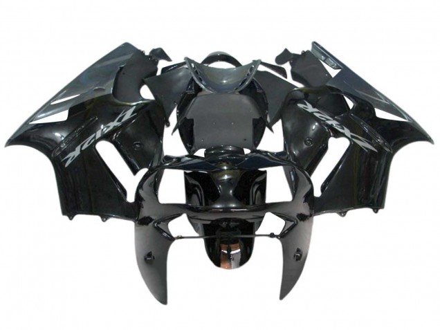 2000-2001 Kawasaki ZX12R Motorcycle Fairing Kits - Glossy Black