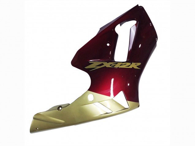 2000-2001 Kawasaki ZX12R Motorcycle Fairings - Red Gold
